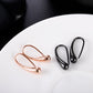 Chic Tear Drop Silver or Gold Hook Earrings for Woman Hers Modern Special Occasion Everyday Wear