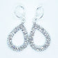 Diva Drops Diamond Rhinestone Necklace & Earrings Set