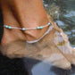 Feshionn IOBI Anklets Turquoise Bead Anklet