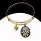 Feshionn IOBI bracelets Antique Gold CLEARANCE - Love & Protection Hamsa Adjustable Bangle Bracelet - 4 Colors
