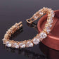 Feshionn IOBI bracelets Brilliance Oversize Diamond CZ Tennis Bracelet in Gold