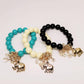 Feshionn IOBI bracelets Get All 3 - Discounted Lucky Elephant Charm Bead Bracelet - Choose Your Color