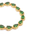 Feshionn IOBI bracelets Graceful Water Drop CZ 18k Gold Plated Bracelet