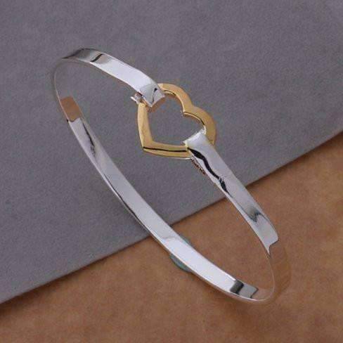Feshionn IOBI bracelets Heart of Gold Bangle Bracelet