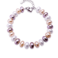 Feshionn IOBI bracelets Multi-Color Pastel Genuine Freshwater Pearl Bracelet
