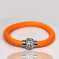 Feshionn IOBI bracelets Orange ON SALE - French Braid Shamballa Magnetic Bangle Bracelet