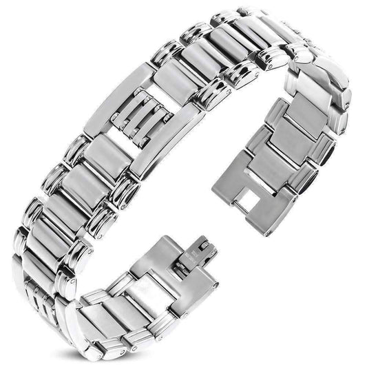 Feshionn IOBI bracelets Panther H Link Bracelet for Men