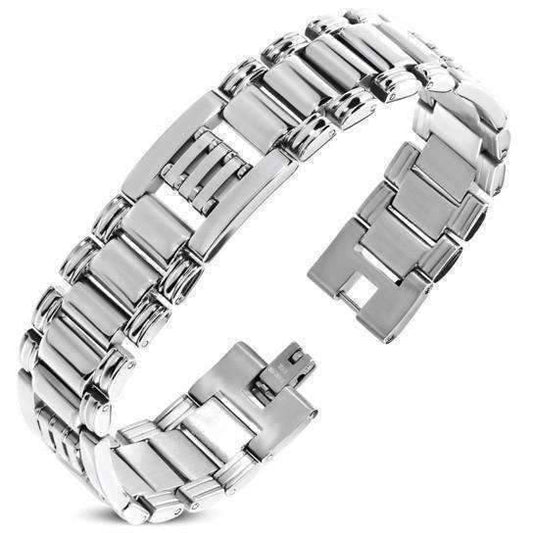 Feshionn IOBI bracelets Panther H Link Style Bracelet For Men