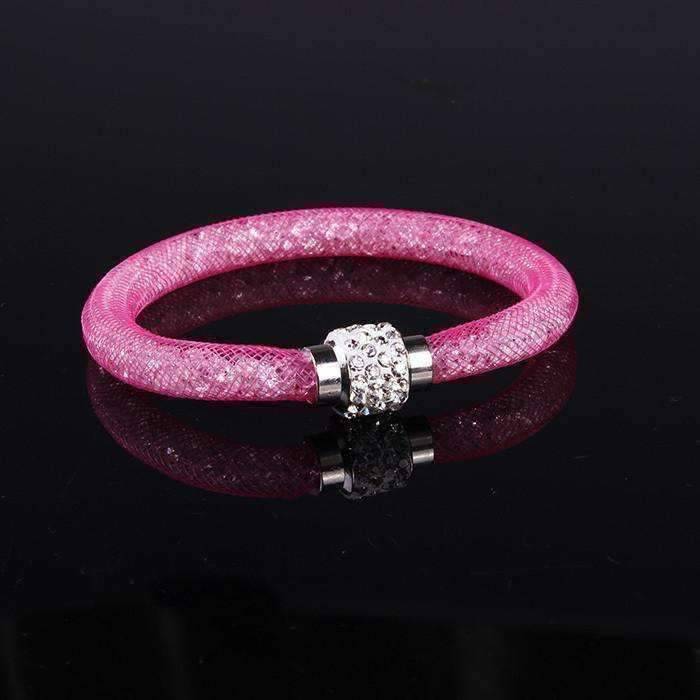 Feshionn IOBI bracelets Pink Galaxy Stardust Shamballa Bracelet