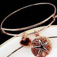 Feshionn IOBI bracelets Rose Gold CLEARANCE - Starfish Love Adjustable Bangle Bracelet - Choose Your Color
