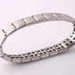 Feshionn IOBI bracelets Stainless Steel Germanium Magnetic Link Therapy Bracelet