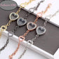 Feshionn IOBI bracelets Story of My Life Heart Shaped Charm Locket Bracelet - Four Colors to Choose!