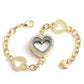 Feshionn IOBI bracelets Yellow Gold Story of My Life Heart Shaped Charm Locket Bracelet - Four Colors to Choose!