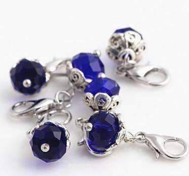 Feshionn IOBI Charms Dangling Bead Accent Crystals for Story of My Life Charm Lockets 5mm - 11 Colors to Choose!!