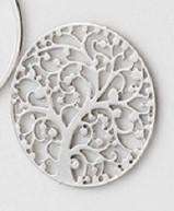 Feshionn IOBI Charms Family Tree Round Cut Out Plate for Round Charm Locket Necklaces ~Choose Your Theme!