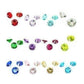 Feshionn IOBI Charms Floating Accent Crystals for Story of My Life Charm Lockets 5mm - 12 Colors to Choose!!