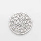 Feshionn IOBI Charms Flowers Round Cut Out Plate for Round Charm Locket Necklaces ~Choose Your Theme!