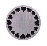Feshionn IOBI Charms Heart Circle Round Stamped Plate for Round Charm Locket Necklaces ~ Choose Your Theme!