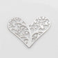 Feshionn IOBI Charms Hearts Cut Out Plate for Heart Charm Locket Necklaces ~ Choose Your Theme!