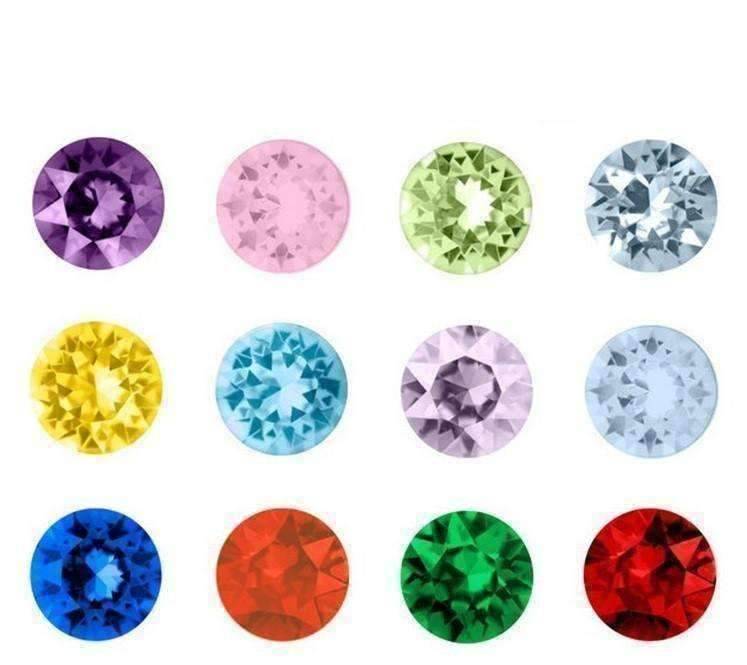 Feshionn IOBI Charms Misty Purple / 1 Floating Accent Crystals for Story of My Life Charm Lockets 5mm - 12 Colors to Choose!!
