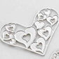 Feshionn IOBI Charms Pop Hearts Hearts Cut Out Plate for Heart Charm Locket Necklaces ~ Choose Your Theme!
