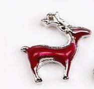Feshionn IOBI Charms Rudolph Holiday Collection Free Floating Charms for Charm Locket Necklaces