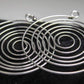 Feshionn IOBI Earrings CLEARANCE - Ripple Effect Stainless Steel Wire Round Swirl Earrings