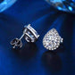 Feshionn IOBI Earrings Diamond White Infused 1CT Austrian Crystal Pear Stud Earrings