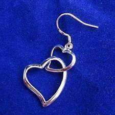 Feshionn IOBI Earrings Interlocked Forever Hearts Dangling Earrings