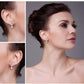 Feshionn IOBI Earrings Irresistible 1CTW Cubic Zirconia Sterling Silver Drop Earrings