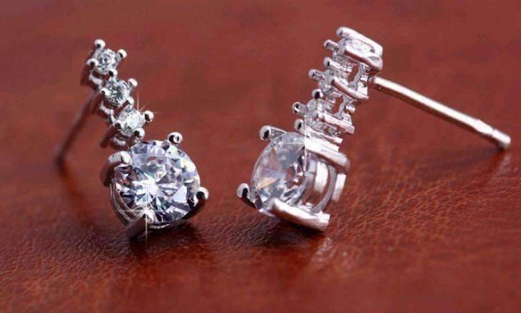 Feshionn IOBI Earrings "Little Dipper" IOBI Crystals Stud Earrings