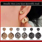 Feshionn IOBI Earrings Metallic Moss Love Knot Reversible Stud Earrings