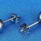 Feshionn IOBI Earrings ON SALE - Essentials 316 Stainless Steel Ball Stud Earrings - 2 Sizes to Choose