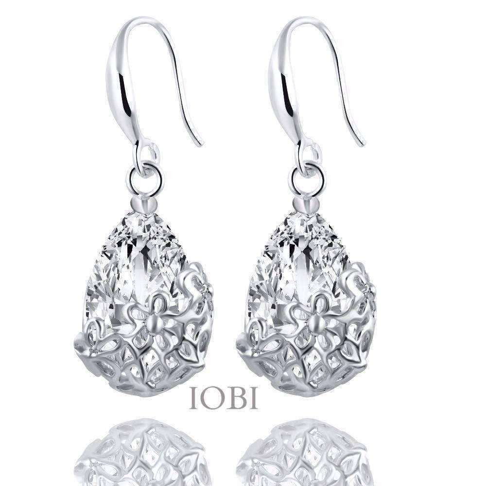 Feshionn IOBI Earrings ON SALE - Infused Diamond Dust Dangling Earrings