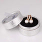 Feshionn IOBI Earrings ON SALE - Pearl Bead Solitaire Hoop Earrings
