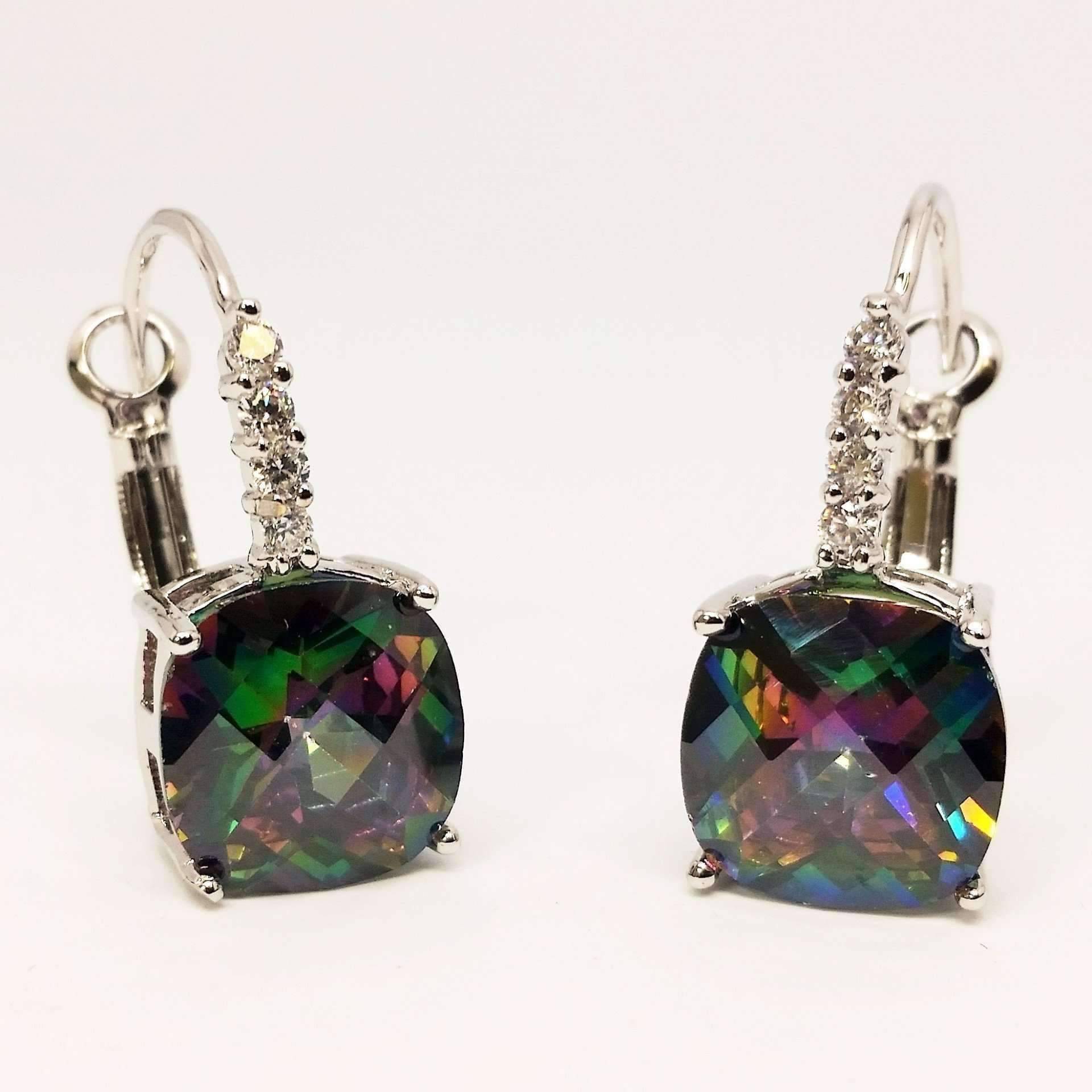 Feshionn IOBI Earrings Pure - IOBI Crystals Rainbow Color Drop Earrings