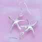 Feshionn IOBI Earrings Whimsical Silver Starfish Dangling Earrings