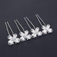 Feshionn IOBI Hair Jewelry Crystal Wings Silver Plated Butterfly Hair Pins