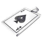 Feshionn IOBI Necklaces Ace Casino Poker Playing Cards Stainless Steel Pendant Necklace ~ Your Choice