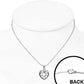 Feshionn IOBI Necklaces "Charmed" Cubic Zirconia Heart Pendant Necklace
