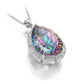 Feshionn IOBI Necklaces Eden Genuine Rainbow Fire Mystic Topaz 13CT IOBI Precious Gems Pendant