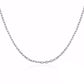 Feshionn IOBI Necklaces Fine Belcher Oval Link Sterling Silver Chain Necklace in 18, 20 or 22 inches