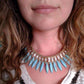 Feshionn IOBI Necklaces Funky Glam Bright Boho Bead and Rhinestone Collar Necklace