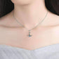 Feshionn IOBI Necklaces Heart Of The Sea Sterling Silver Anchor Necklace