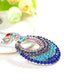 Feshionn IOBI Necklaces Illusions Multi-Colored Crystal Turkish Eye Pendant Necklace