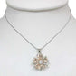Feshionn IOBI Necklaces ON SALE - "Buttercup" Cubic Zirconia Flower Pendant Necklace