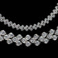 Feshionn IOBI Necklaces ON SALE - Mosaic Swiss CZ Diamond Triple Platinum Plated Tennis Necklace