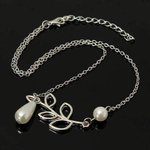 Feshionn IOBI Necklaces ON SALE - Pearl Droplet Thread Necklace