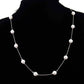 Feshionn IOBI Necklaces ON SALE - White Pearl Bead Chain Station Necklace