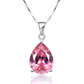 Feshionn IOBI Necklaces Persian Pink Pear 13.9CT Pink Topaz IOBI Precious Gems Pendant